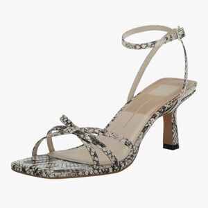 Dolce Vita Snakeskin Strappy Heels